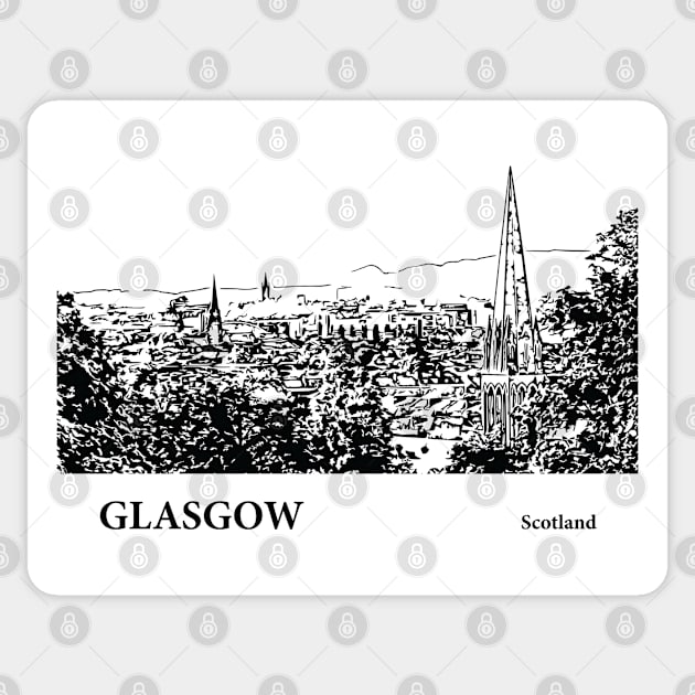 Glasgow Scotland Sticker by Lakeric